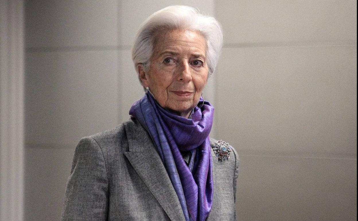 Christine Lagarde, presidenta del BCE. 