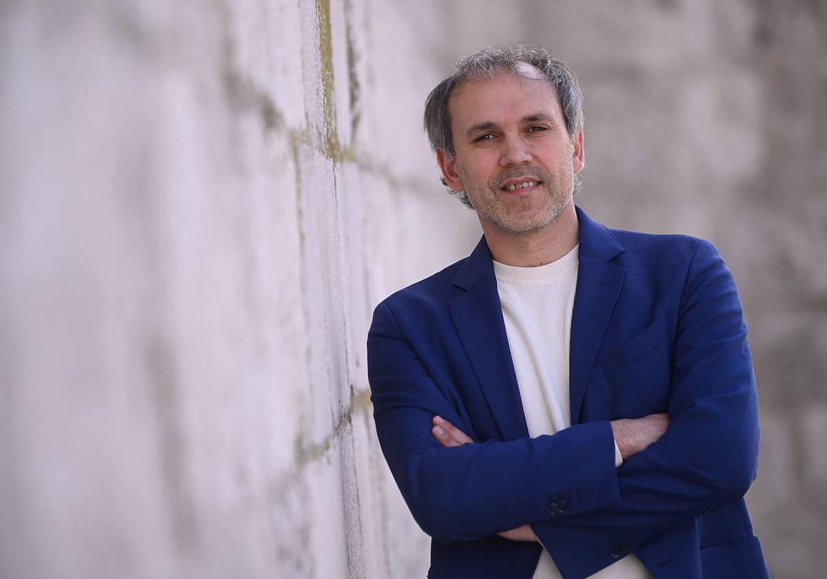 Luis Zueco, autor de 'El tablero de la reina', en Valladolid.