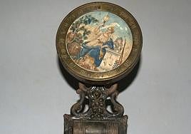 Un detalle de la ruleta, pieza destacada del Museo de Valladolid.