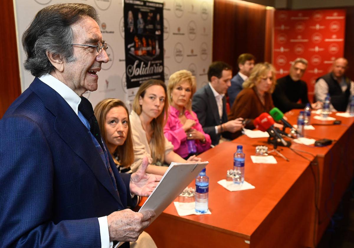 Presentación de la gala benéfica, que se celebrará en el Teatro Zorrilla.