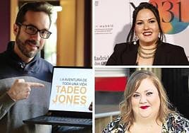 Enrique Gato, Laura Galán (arriba) e Itziar Castro formarán parte del jurado del festival.