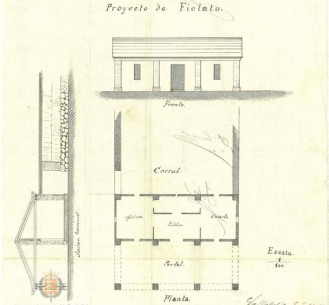 Prototipo de las casillas de consumeros de 1882.