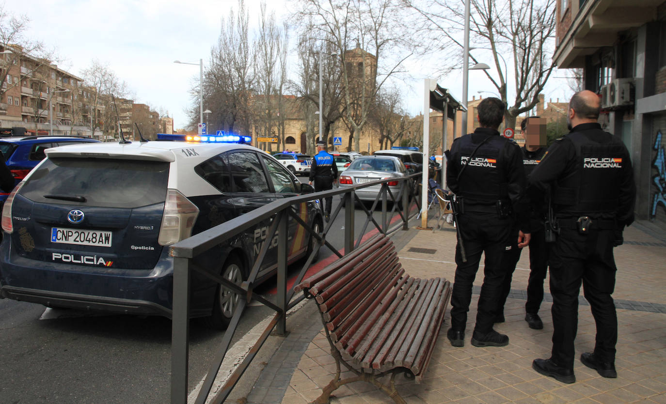 Despliegue policial en Segovia