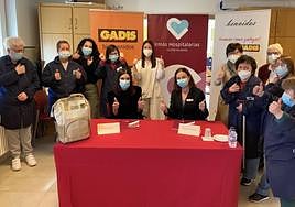 Asistentes a la renovación del convenio de Gadisa e I. Hospitalarias.