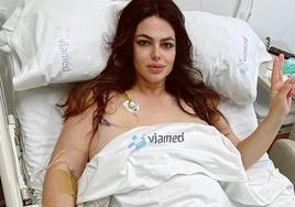 Marisa Jara, en el hospital.