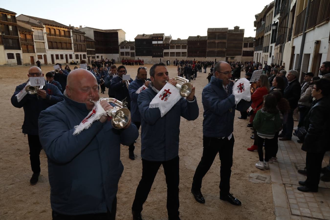 Concentración de bandas de Semana Santa en Peñafiel