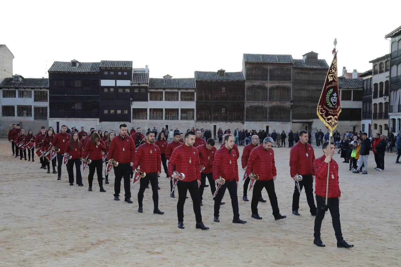 Concentración de bandas de Semana Santa en Peñafiel