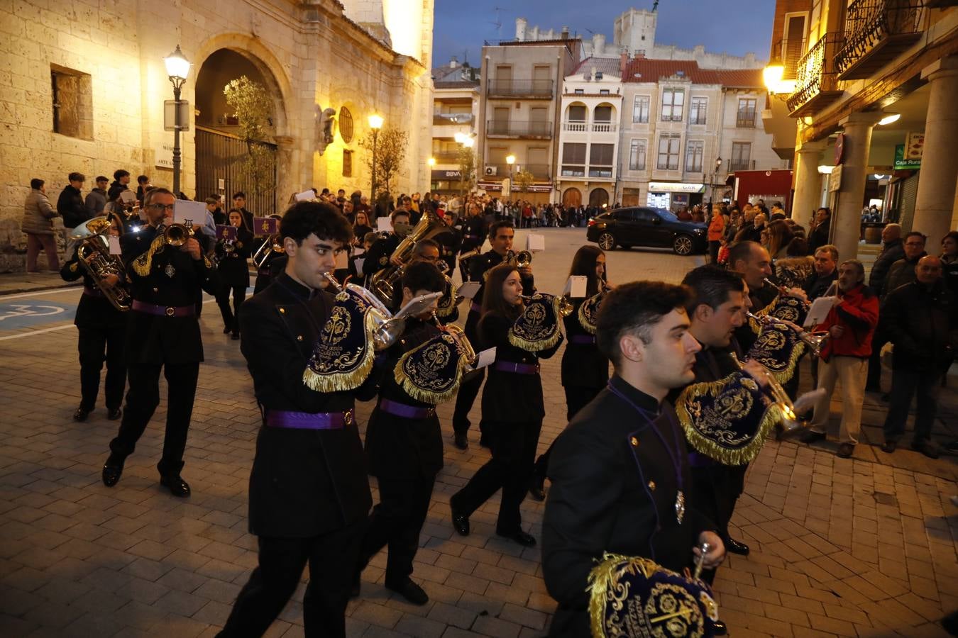 Concentración de bandas de Semana Santa en Peñafiel