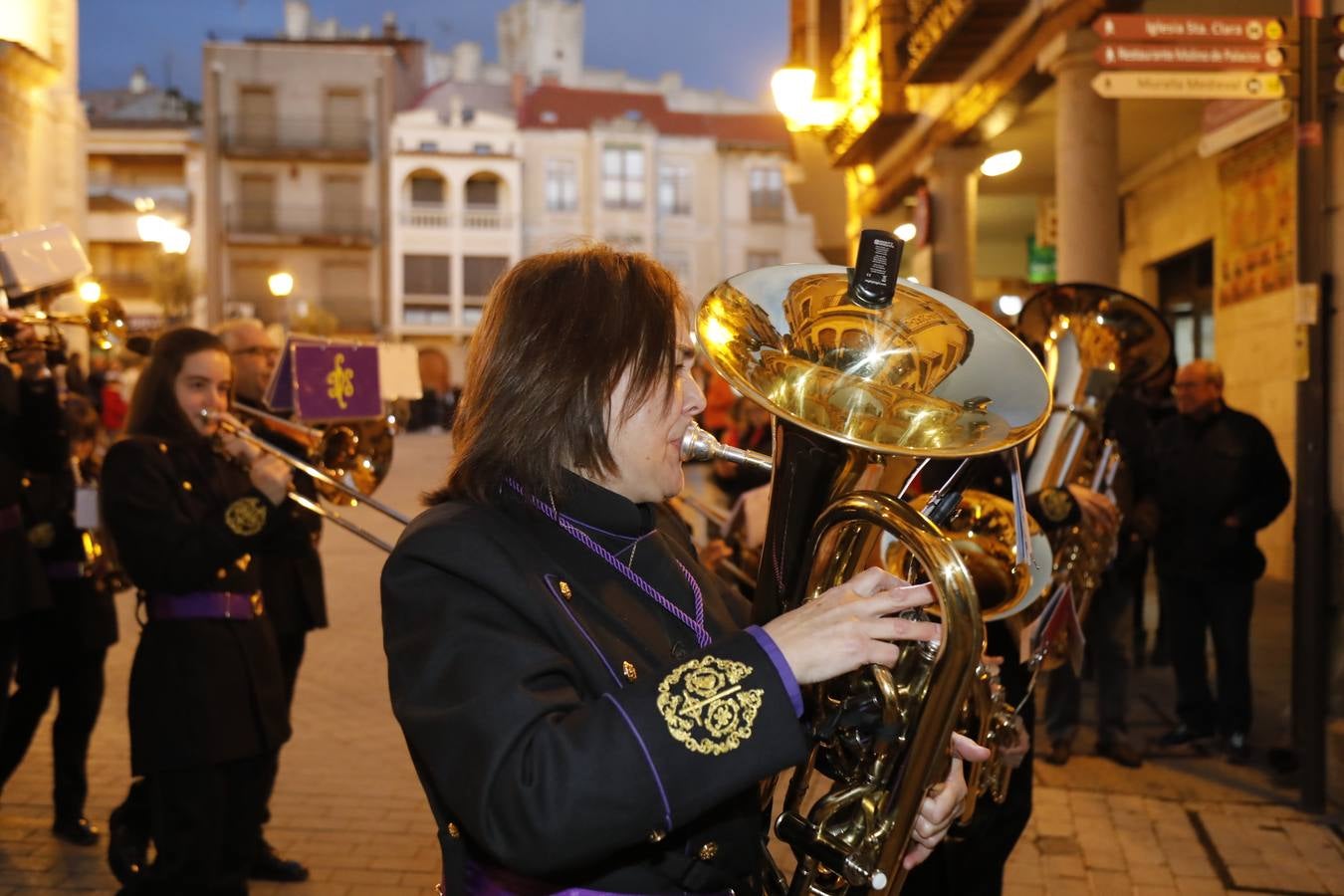 Concentración de bandas de Semana Santa en Peñafiel