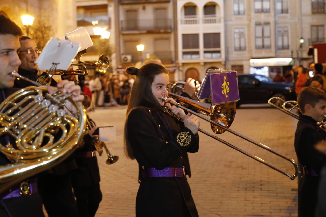 Concentración de bandas de Semana Santa en Peñafiel