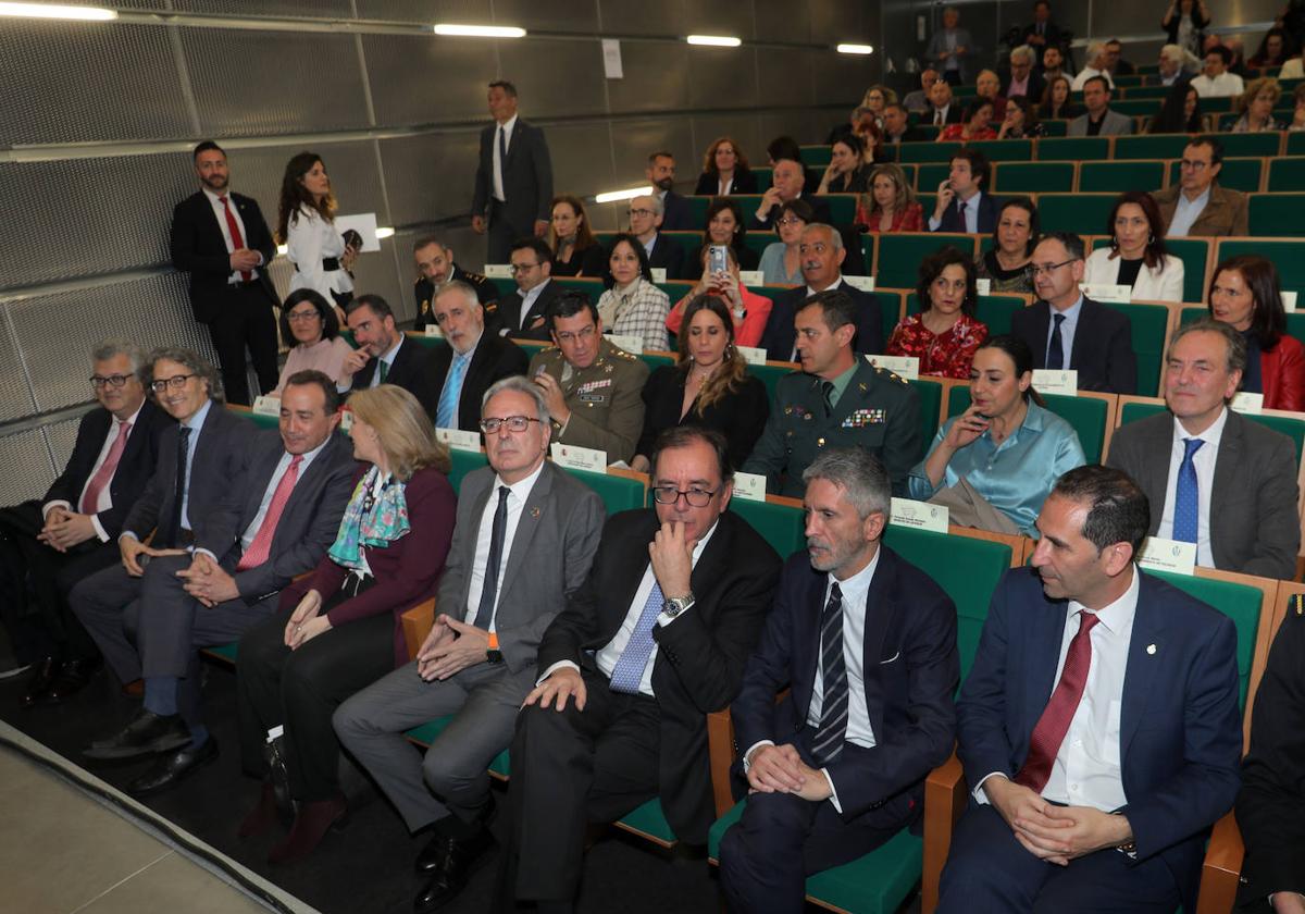 Grande-Marlaska, durante el acto en Palencia.