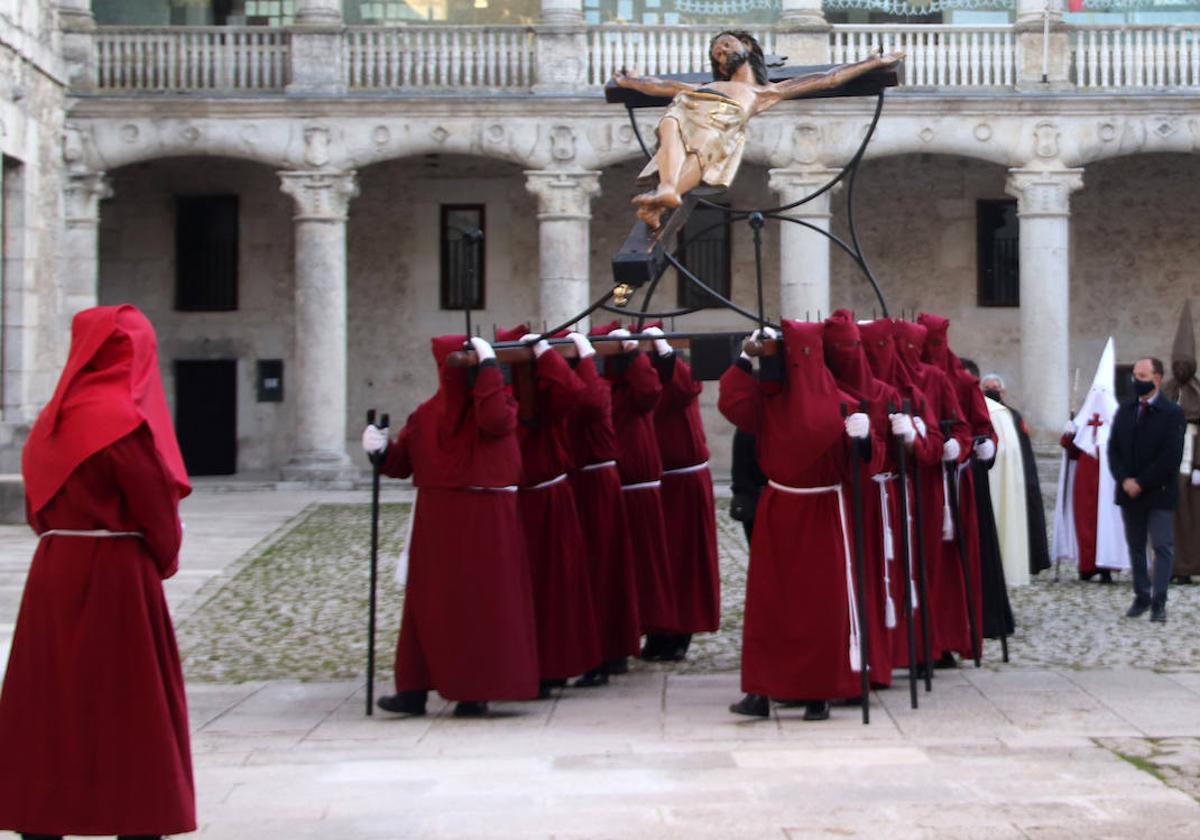 Procesión del Jueves Santo de 2022 en Cuéllar.