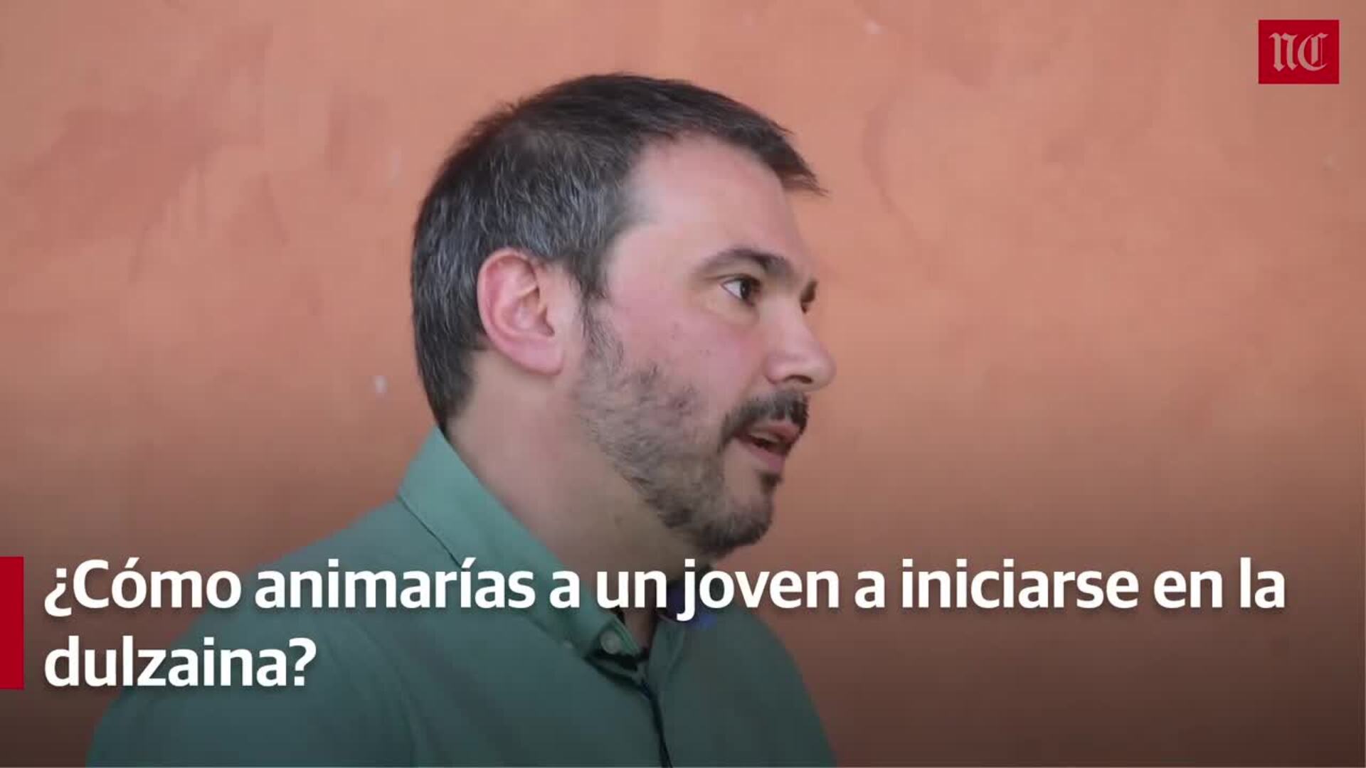 David Huerta, dulzainero: «Para tocar la dulzaina es esencial la fe en que la harás sonar»