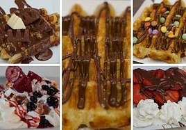 Algunos de los gofres que proponemos en la ruta de esta semana