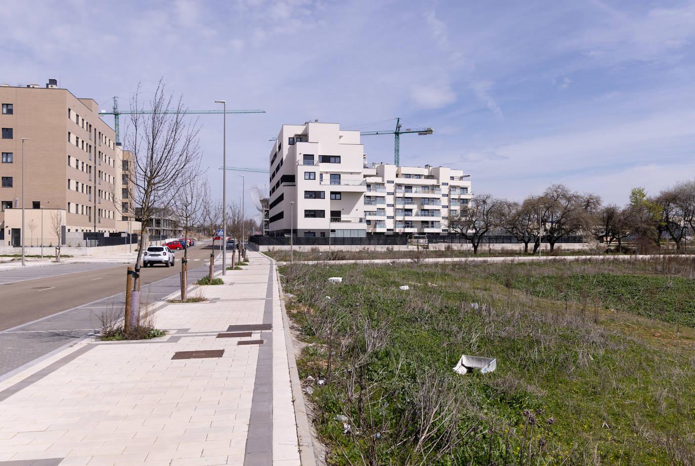 Nuevas construcciones de viviendas en la Carretera Burgos