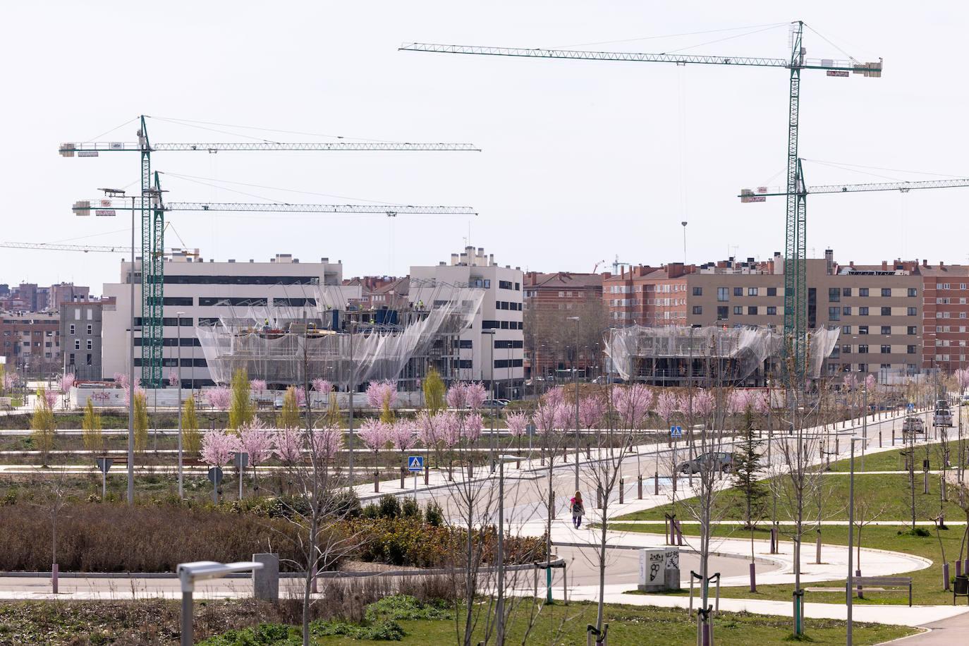 Nuevas construcciones de viviendas en la Carretera Burgos