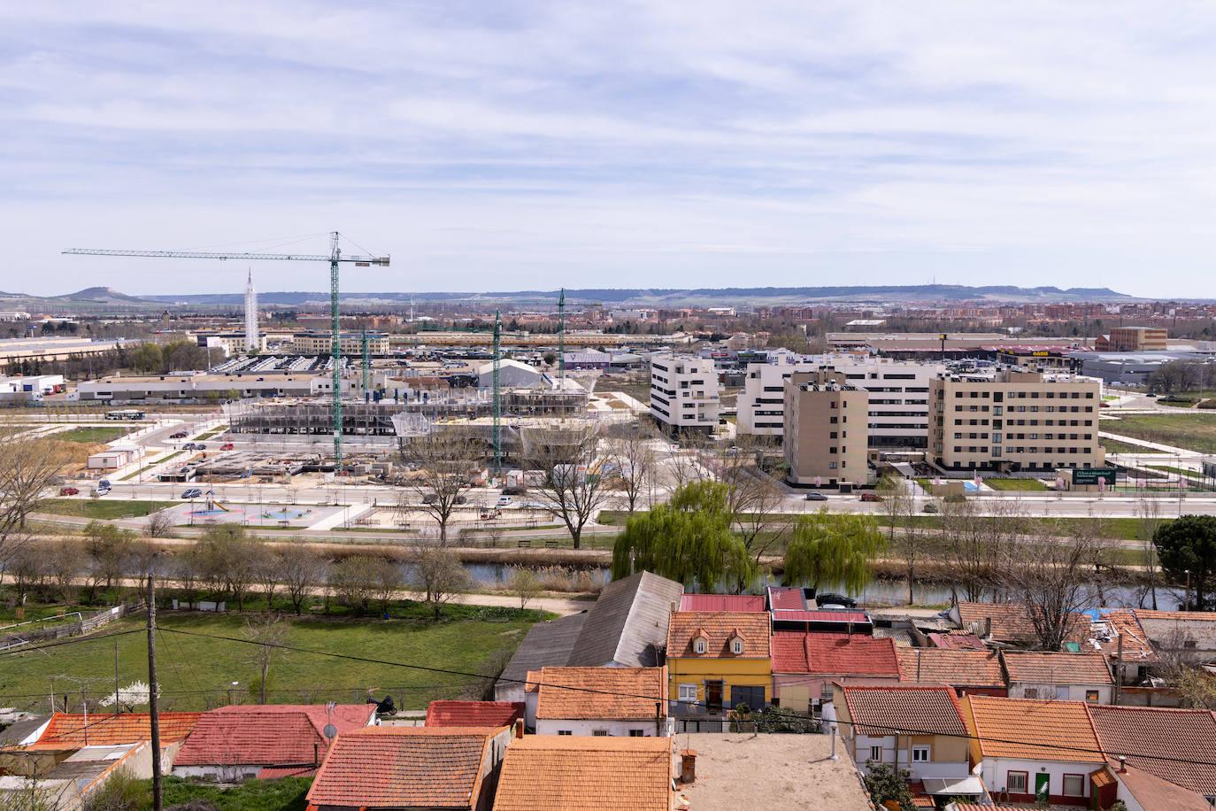 Nuevas construcciones de viviendas en la Carretera Burgos