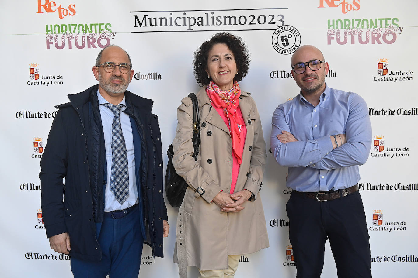 José Luis Aguado (GI Group), Carmen Martín (El Norte de Castilla) y Víctor González (Eurostyle Systems).