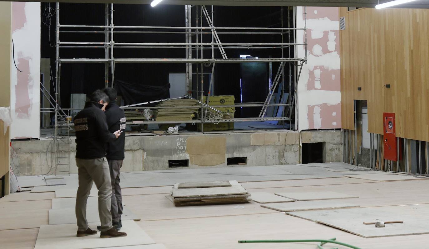 Avanzan las obras del convento de San Francisco de Paredes que albergará un centro de artes escénicas