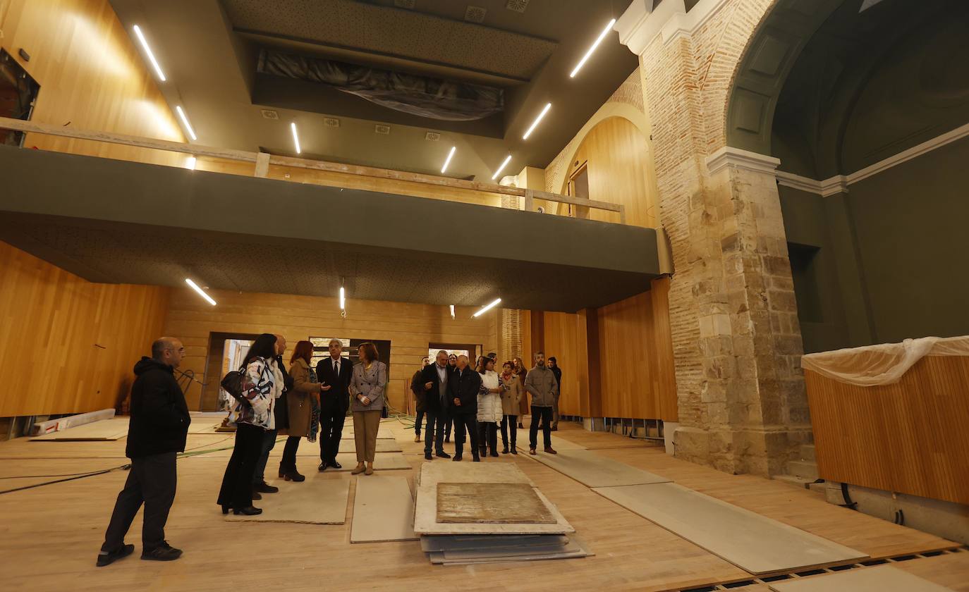 Avanzan las obras del convento de San Francisco de Paredes que albergará un centro de artes escénicas