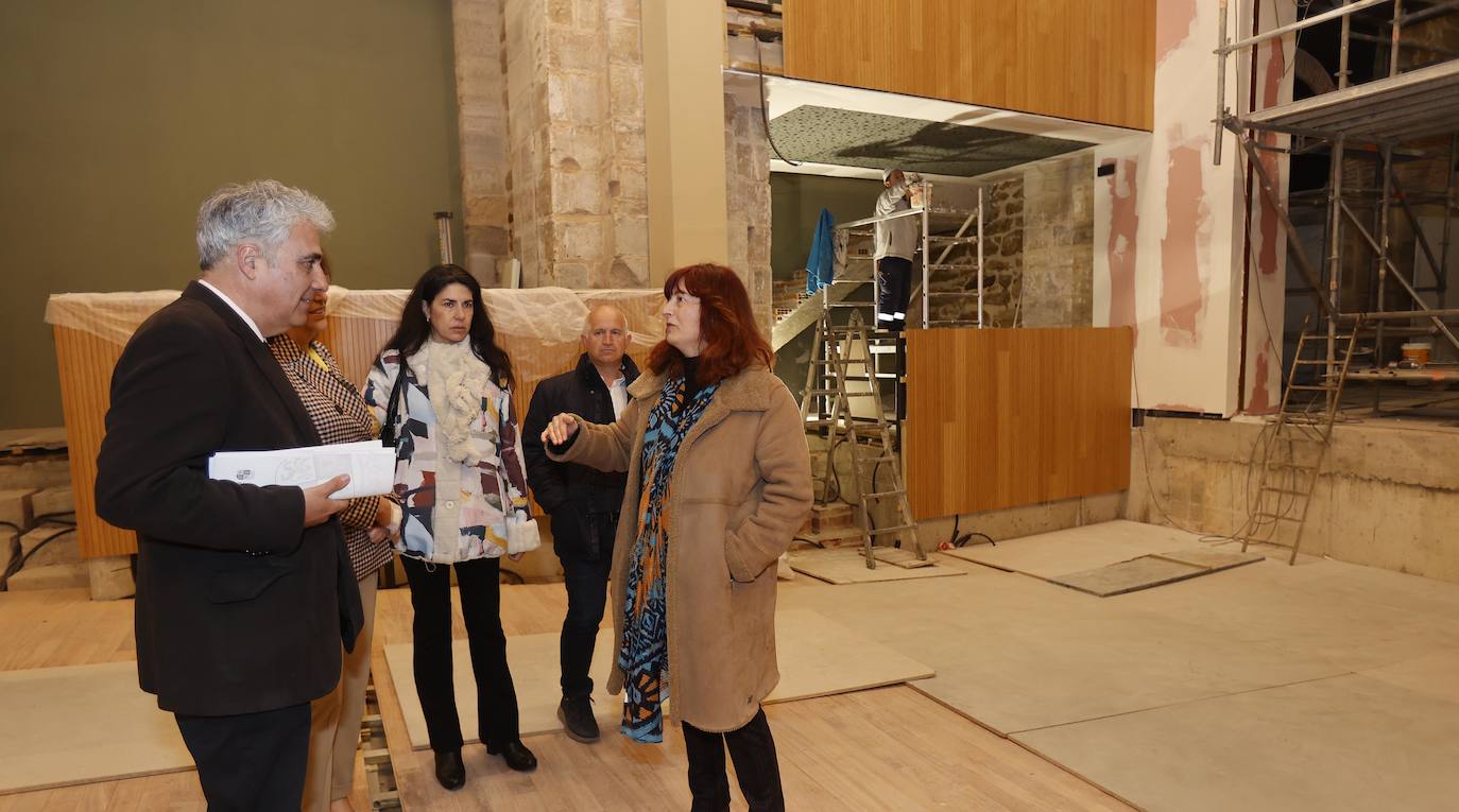 Avanzan las obras del convento de San Francisco de Paredes que albergará un centro de artes escénicas