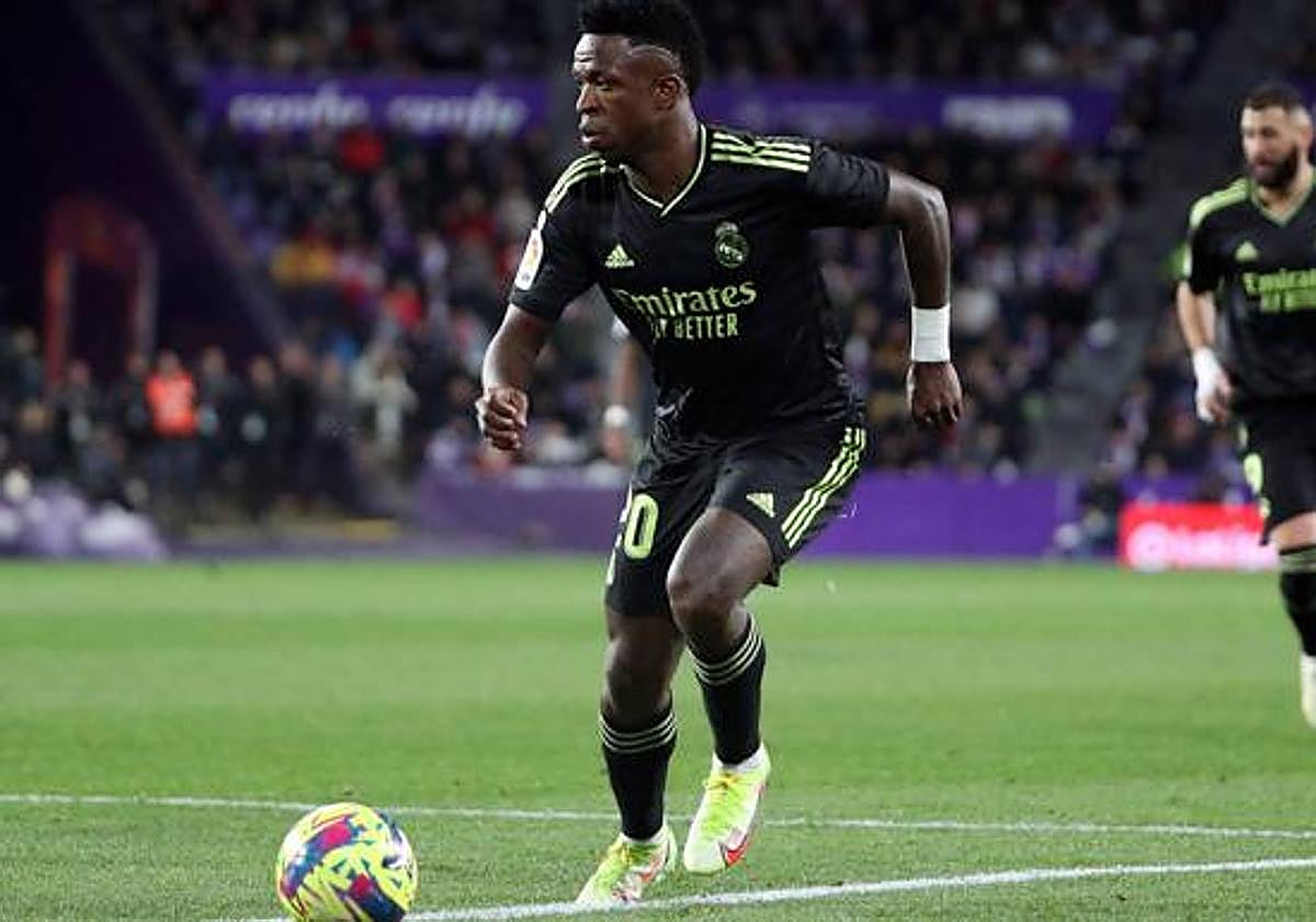Vinícius, durante el Real Valladolid-Real Madrid del pasado 30 de diciembre.