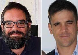 A la izquierda, el gerente saliente, Álvaro Fernández Heredia. A la derecha, el entrante, Alfonso Gálvez Salinas.