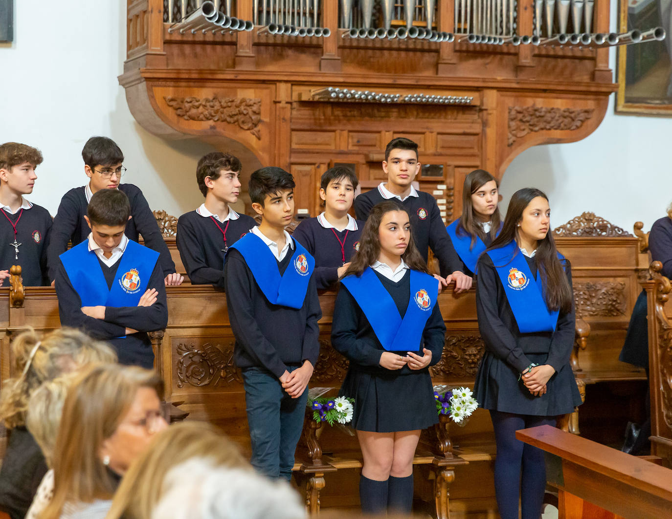 Procesión infantil en el Colegio Las Huelgas