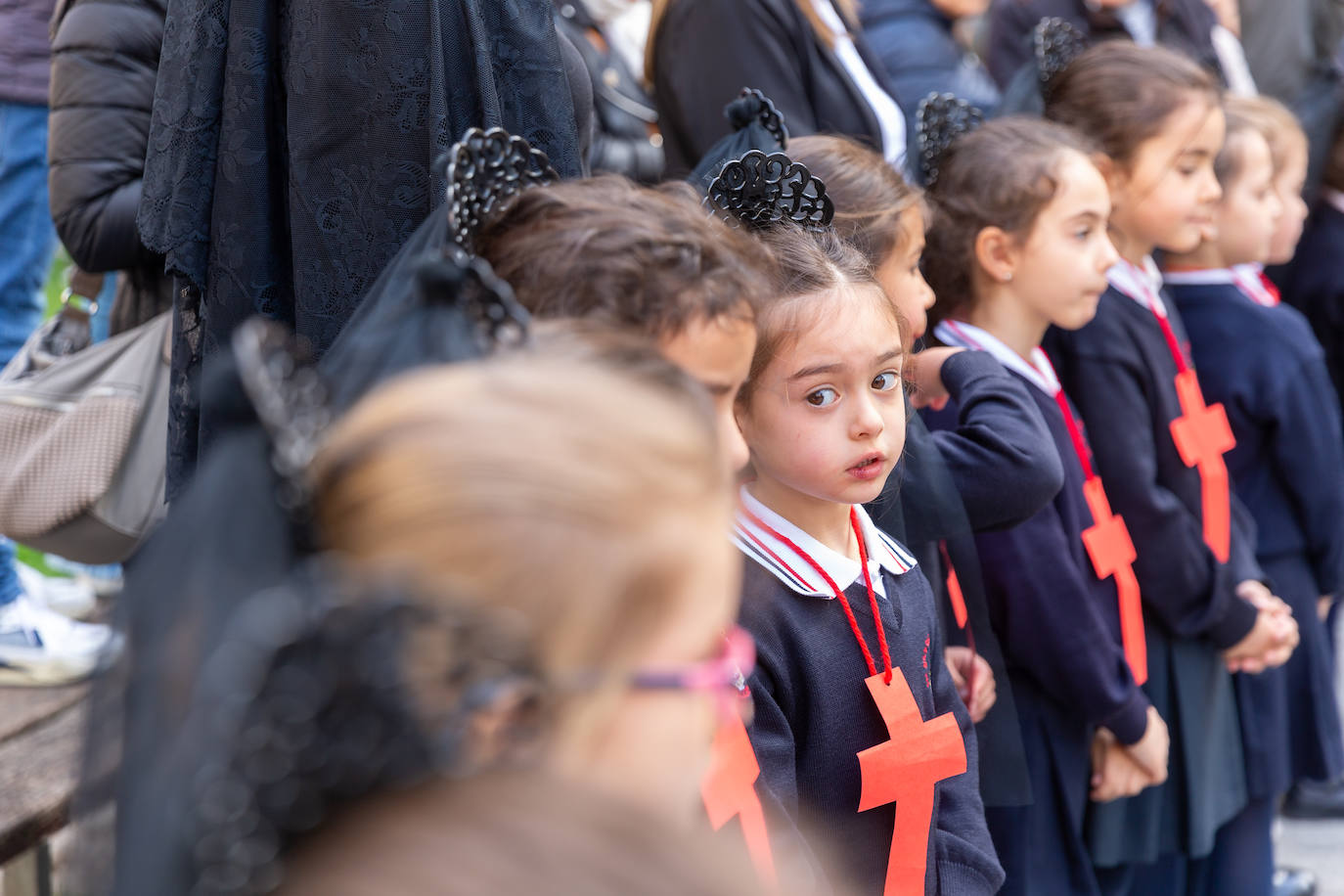 Procesión infantil en el Colegio Las Huelgas