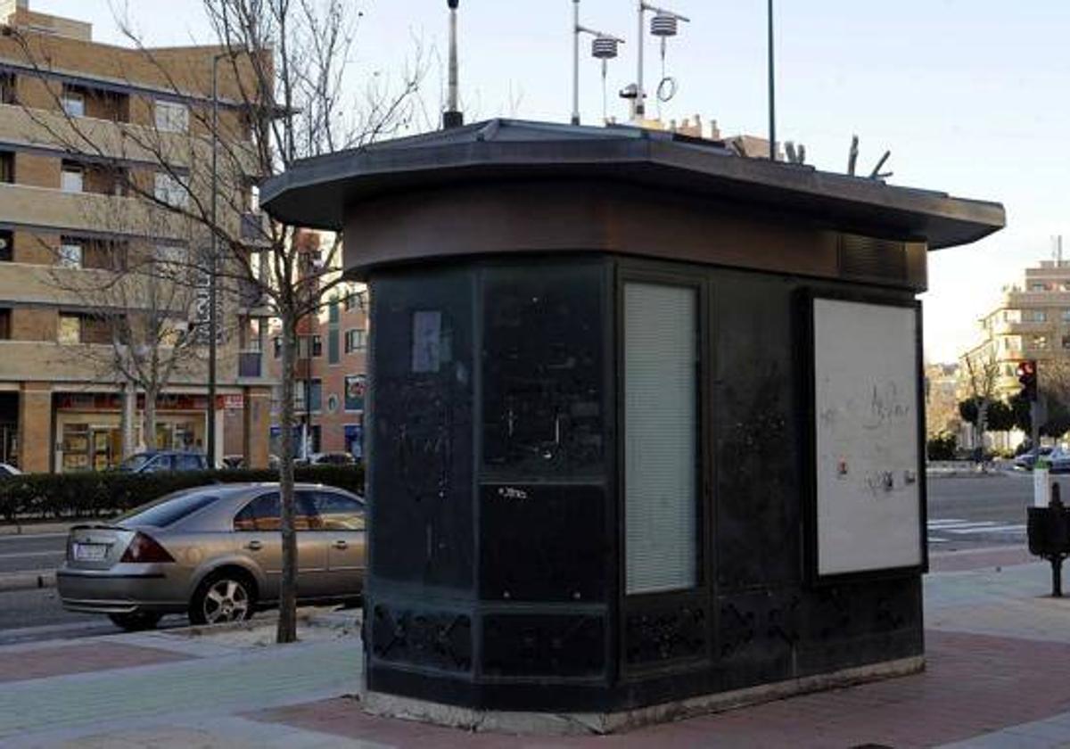 Estación de medición de la contaminación en Valladolid, en una imagen de archivo.