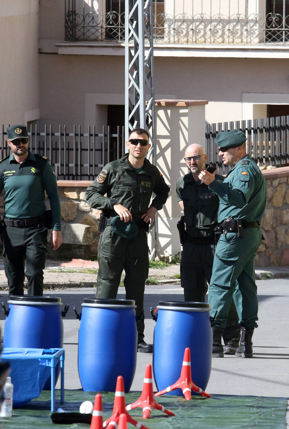 Operativo de la Guardia Civil para esclarecer las muertes en Carbonero de Ahusín