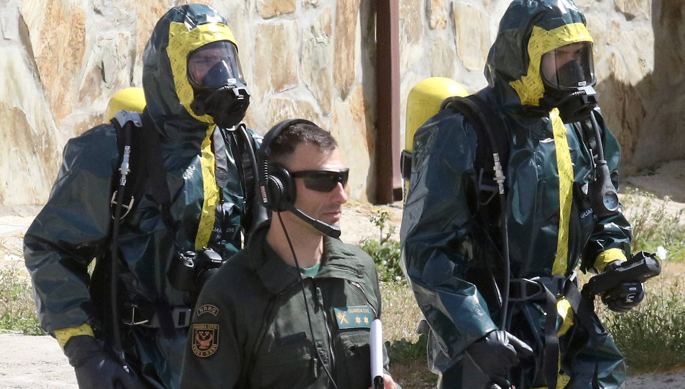 Operativo de la Guardia Civil para esclarecer las muertes en Carbonero de Ahusín