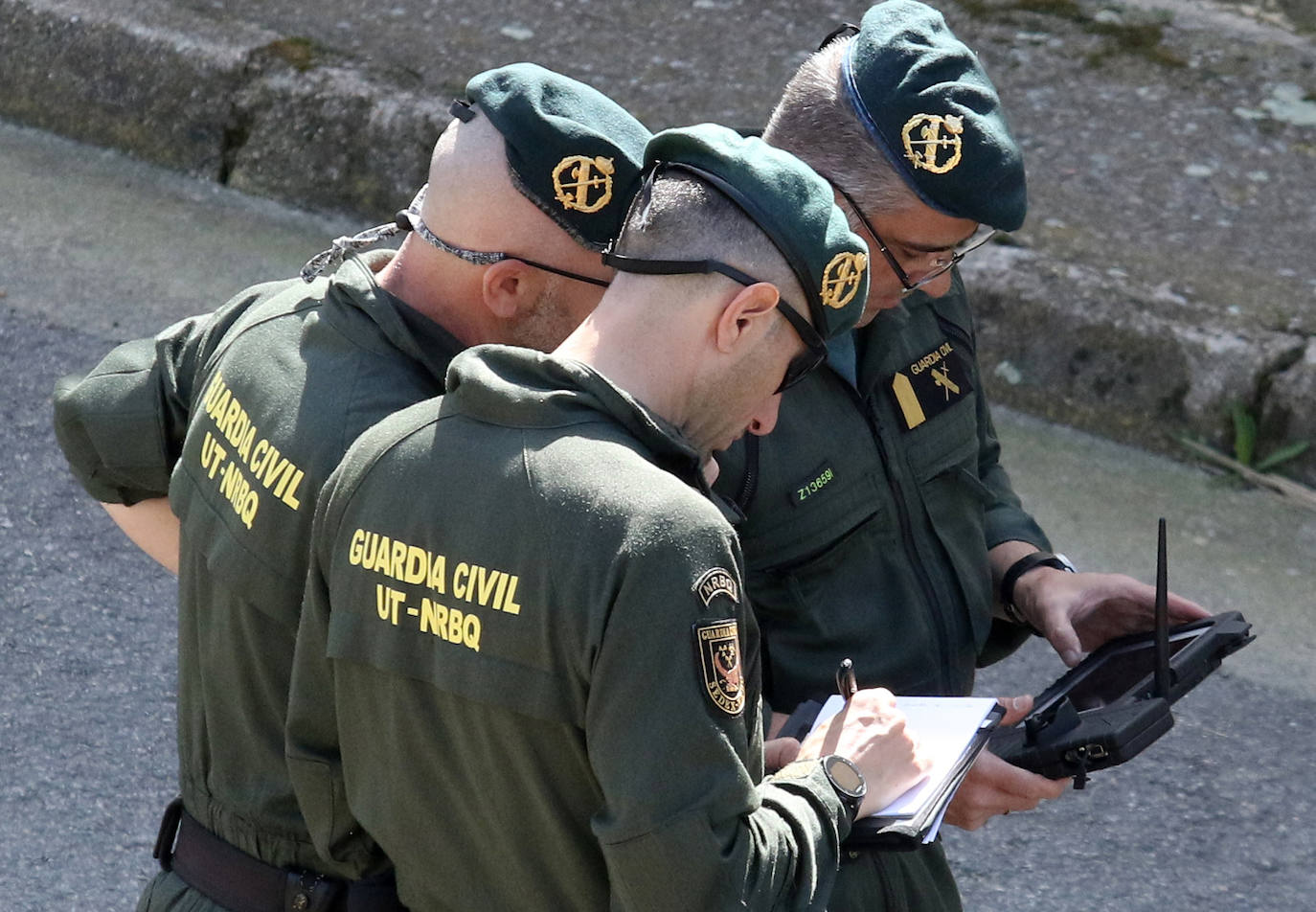 Operativo de la Guardia Civil para esclarecer las muertes en Carbonero de Ahusín