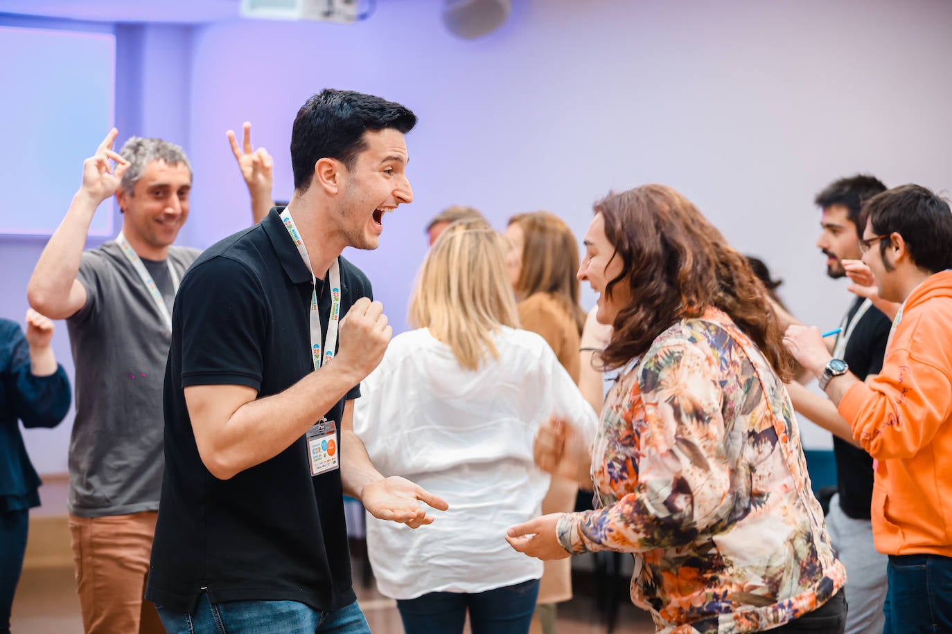 Diferentes momentos de la jornada