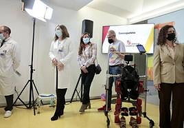 Presentación este miércoles del primer exoesqueleto de Castilla y León.