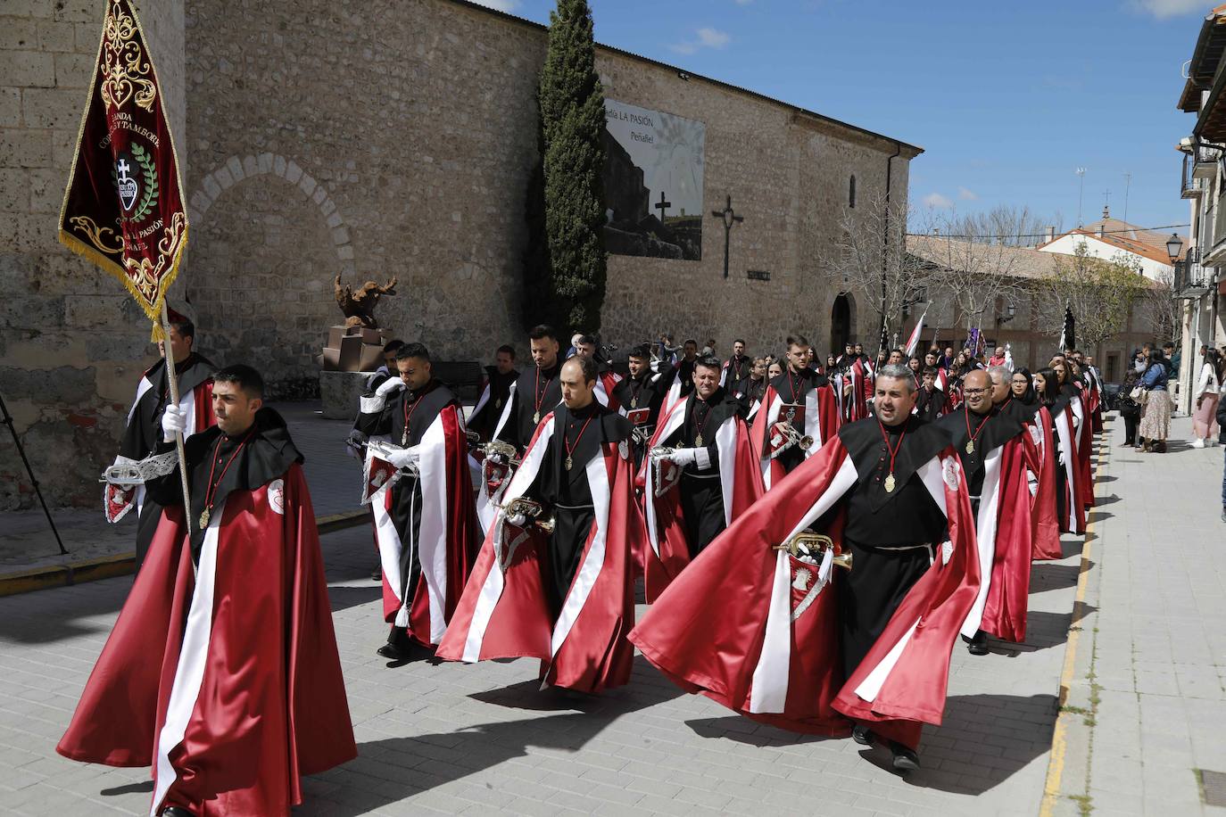 Peñafiel celebra su tradicional procesión de la Borriquilla