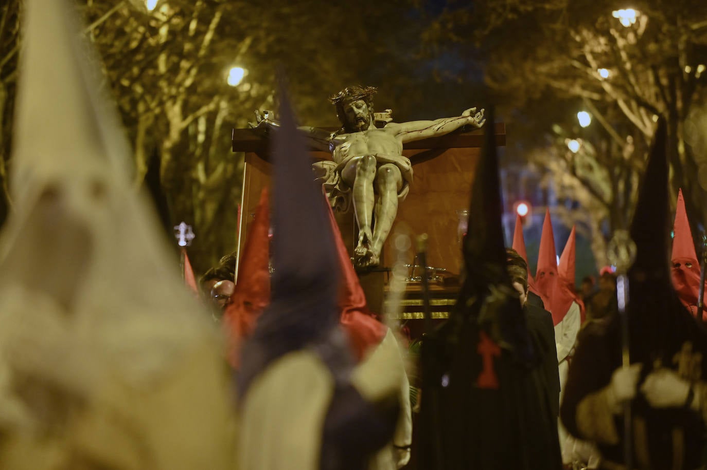 Traslado del Cristo de los Trabajos en Valladolid