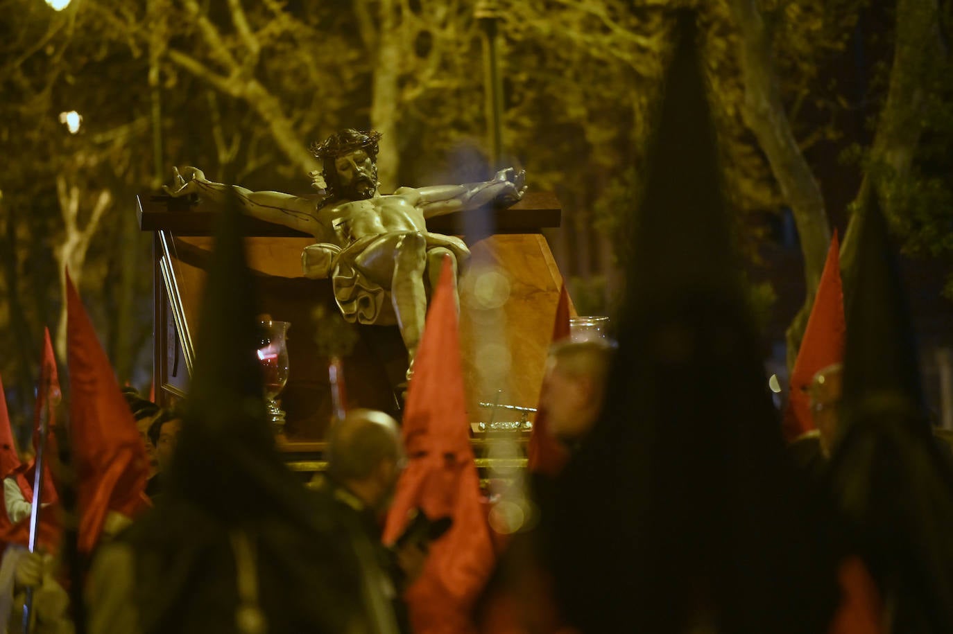 Traslado del Cristo de los Trabajos en Valladolid