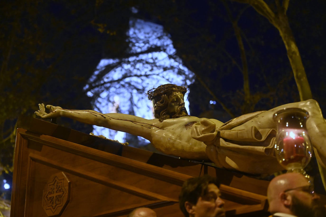 Traslado del Cristo de los Trabajos en Valladolid