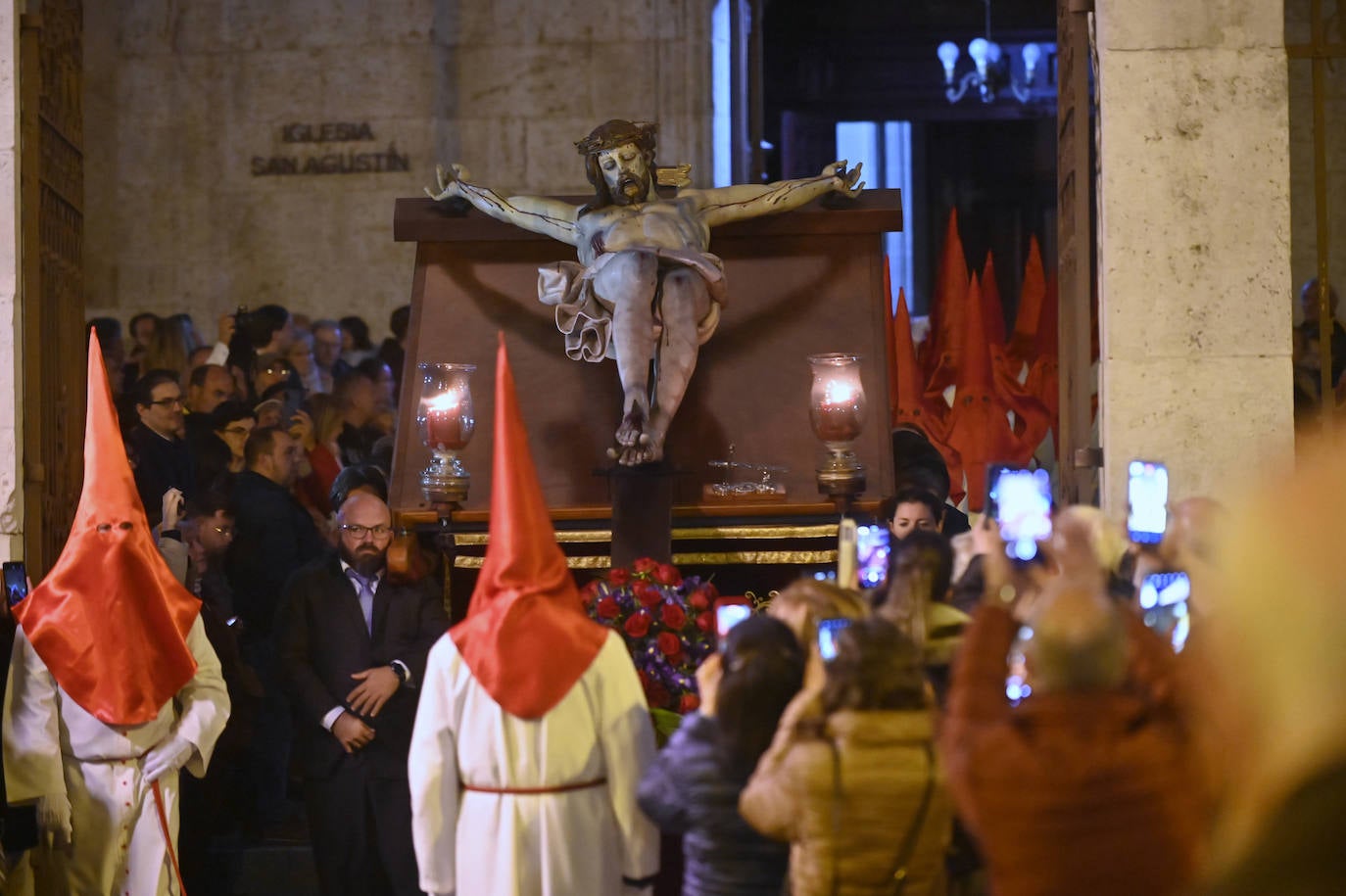 Traslado del Cristo de los Trabajos en Valladolid