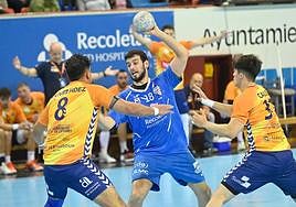 Álvaro Martínez, en el partido contra el Benidorm.