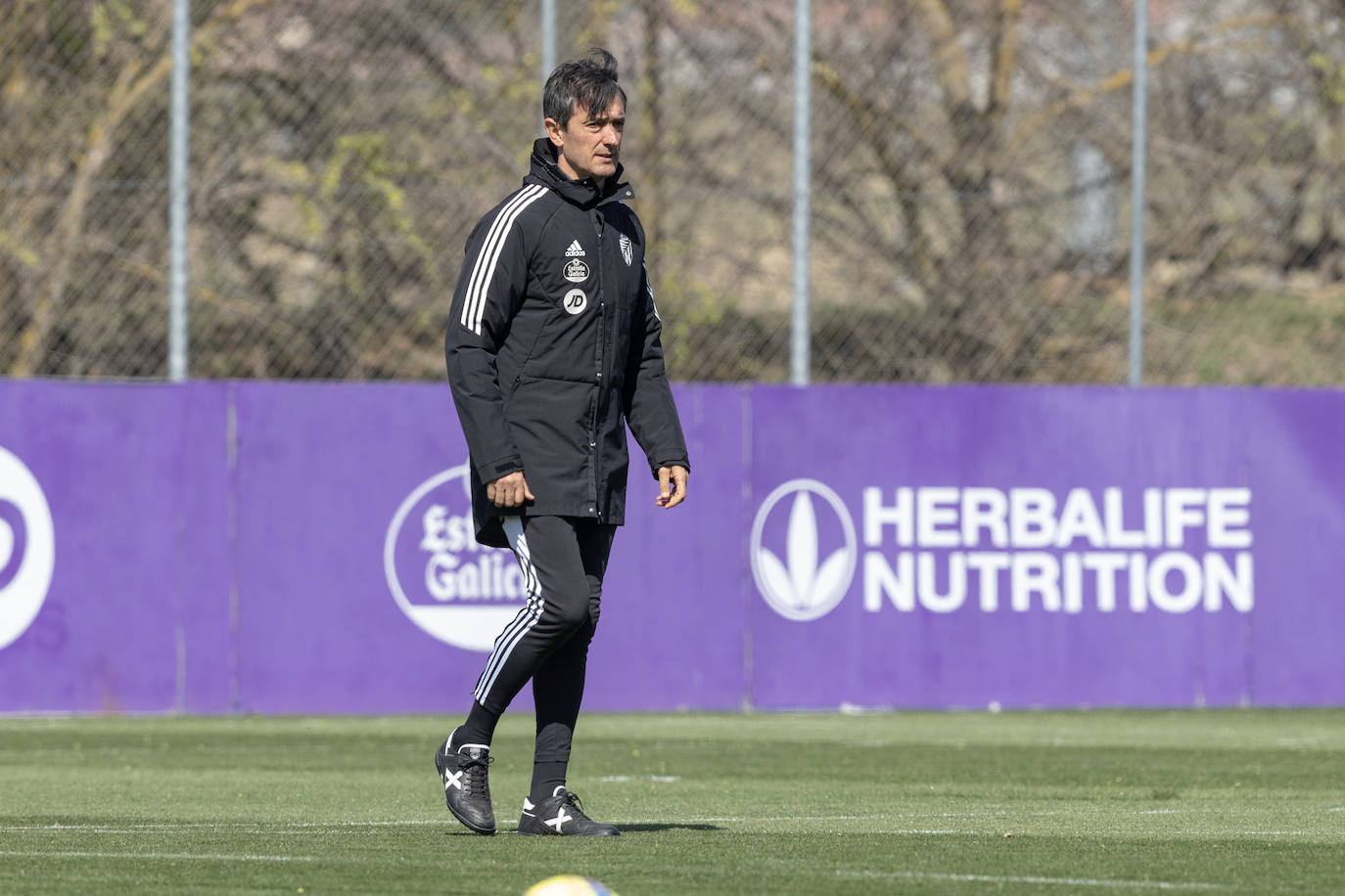 Último entrenamiento de Pacheta al frente del Pucela