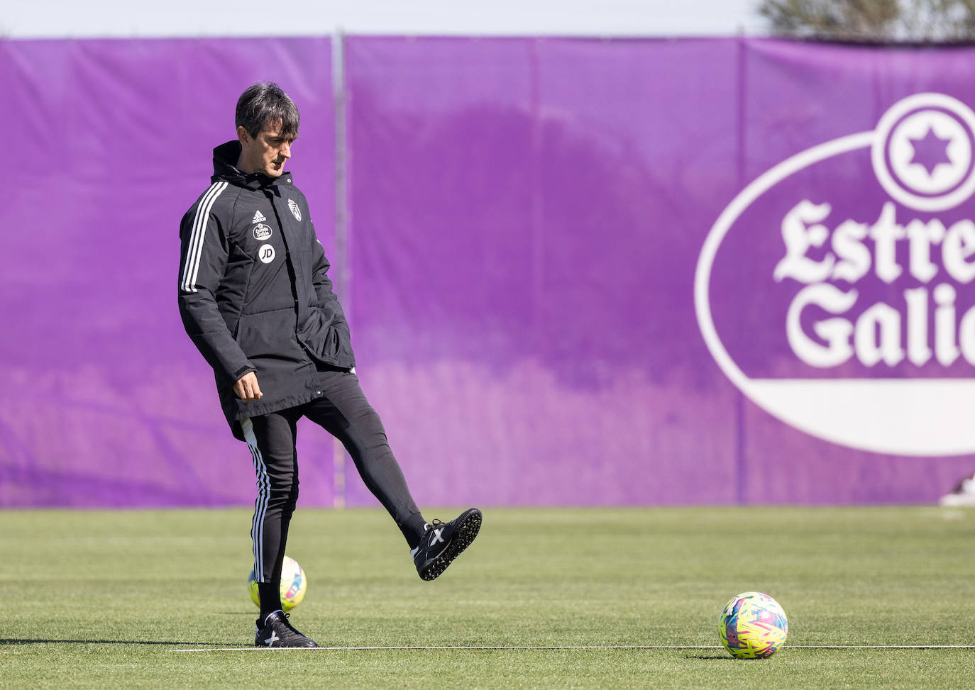 Último entrenamiento de Pacheta al frente del Pucela