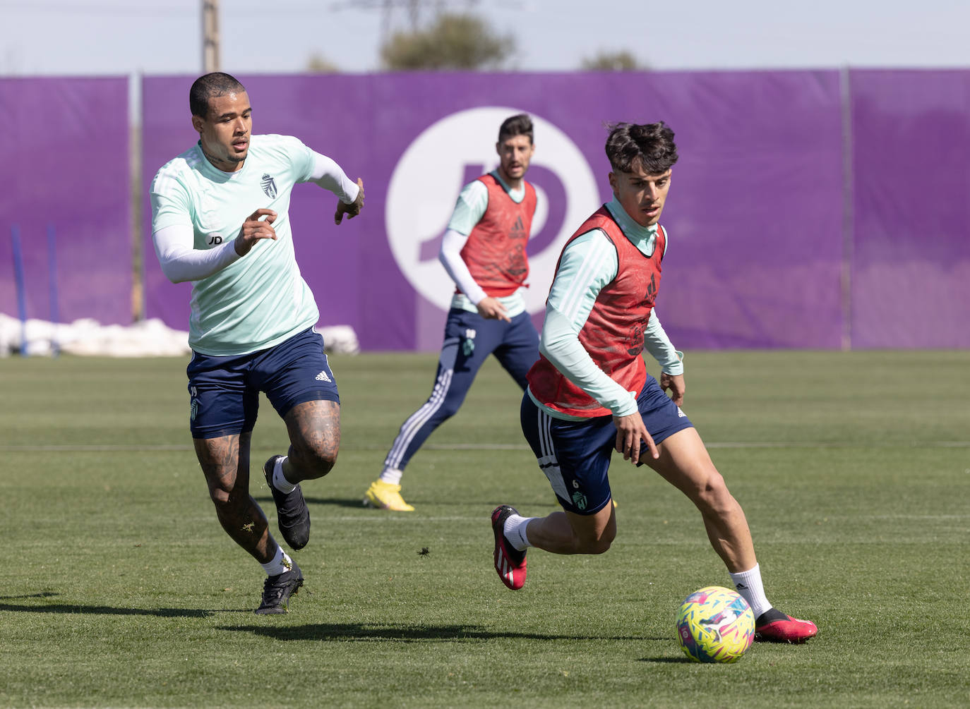 Último entrenamiento de Pacheta al frente del Pucela