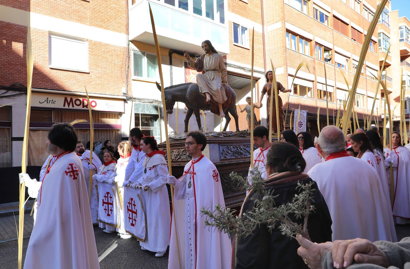 Procesión de la &#039;borriquilla&#039; en Palencia