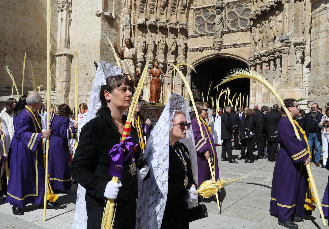 Procesión de la &#039;borriquilla&#039; en Palencia