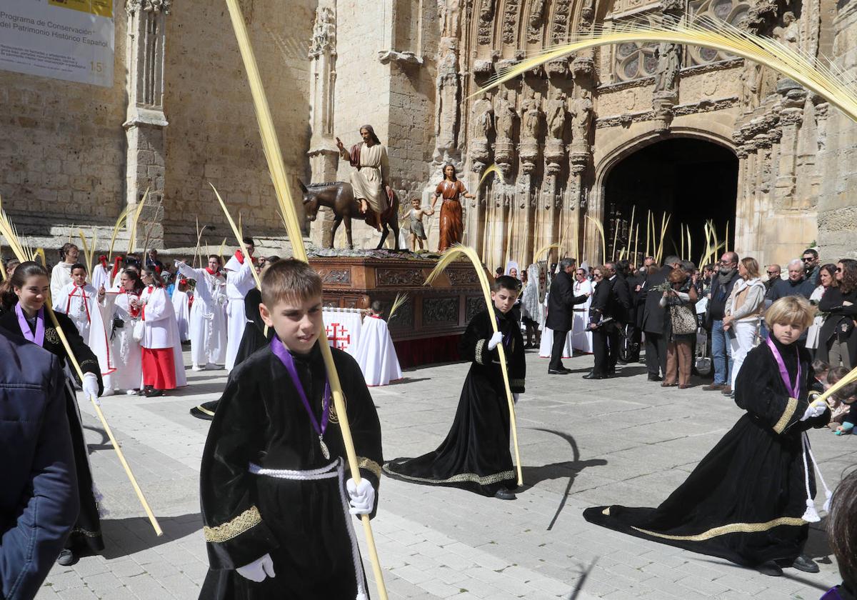 Procesión de la &#039;borriquilla&#039; en Palencia