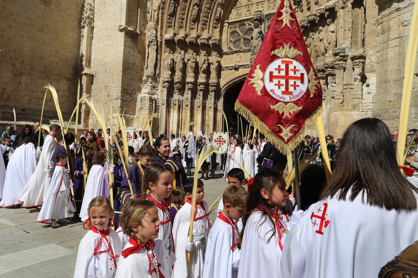 Procesión de la &#039;borriquilla&#039; en Palencia