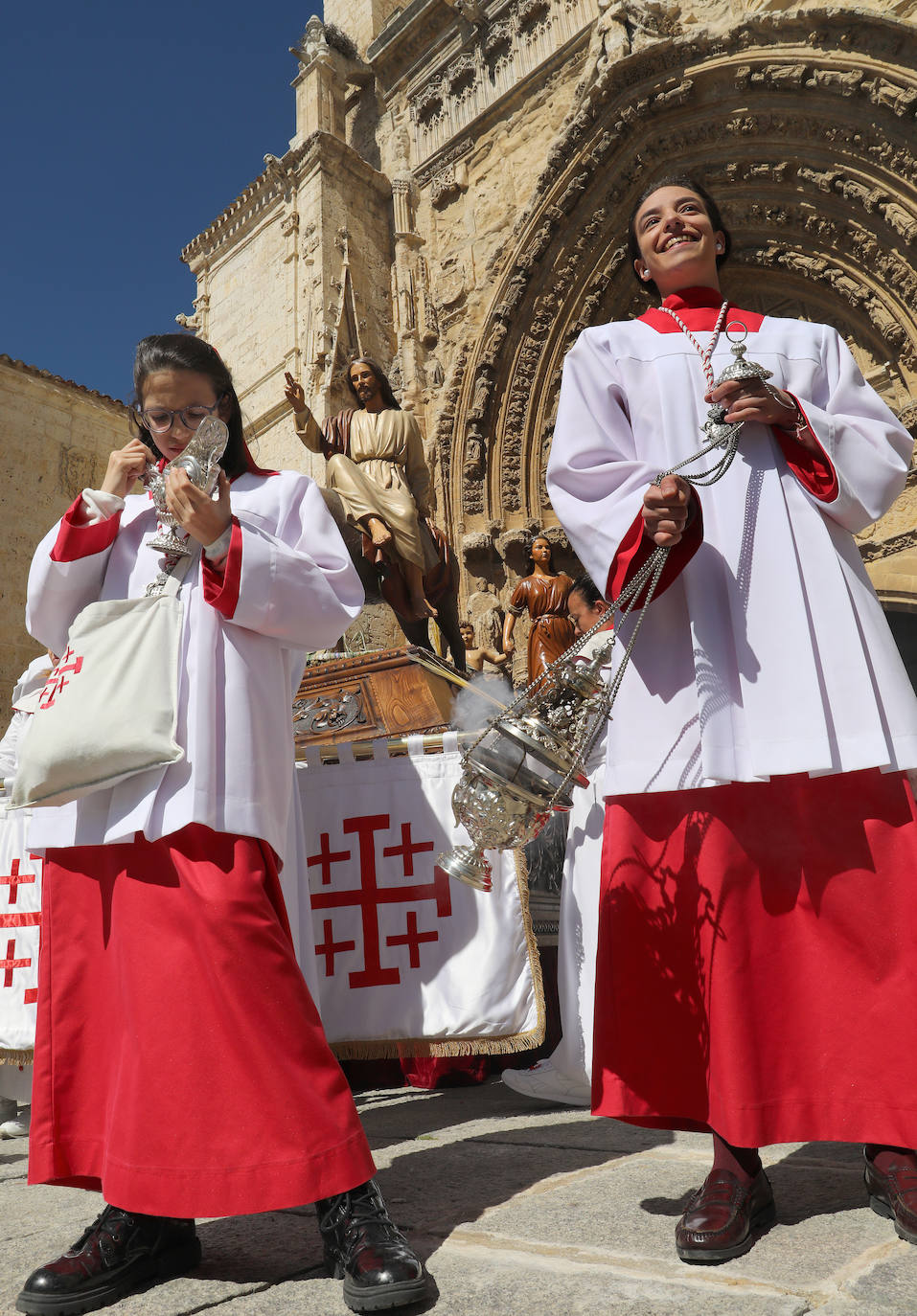 Procesión de la &#039;borriquilla&#039; en Palencia