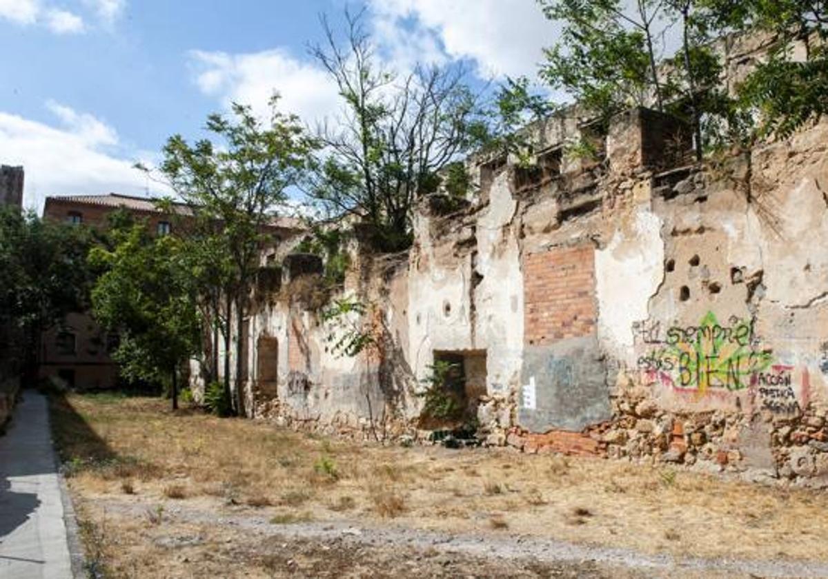 Terrenos donde se prevé la construcción de la residencia de estudiantes.